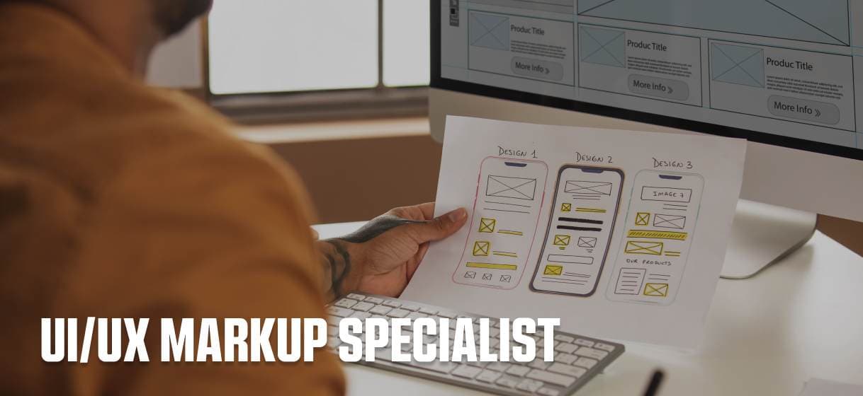 UI/UX Markup Specialist role at Skillex